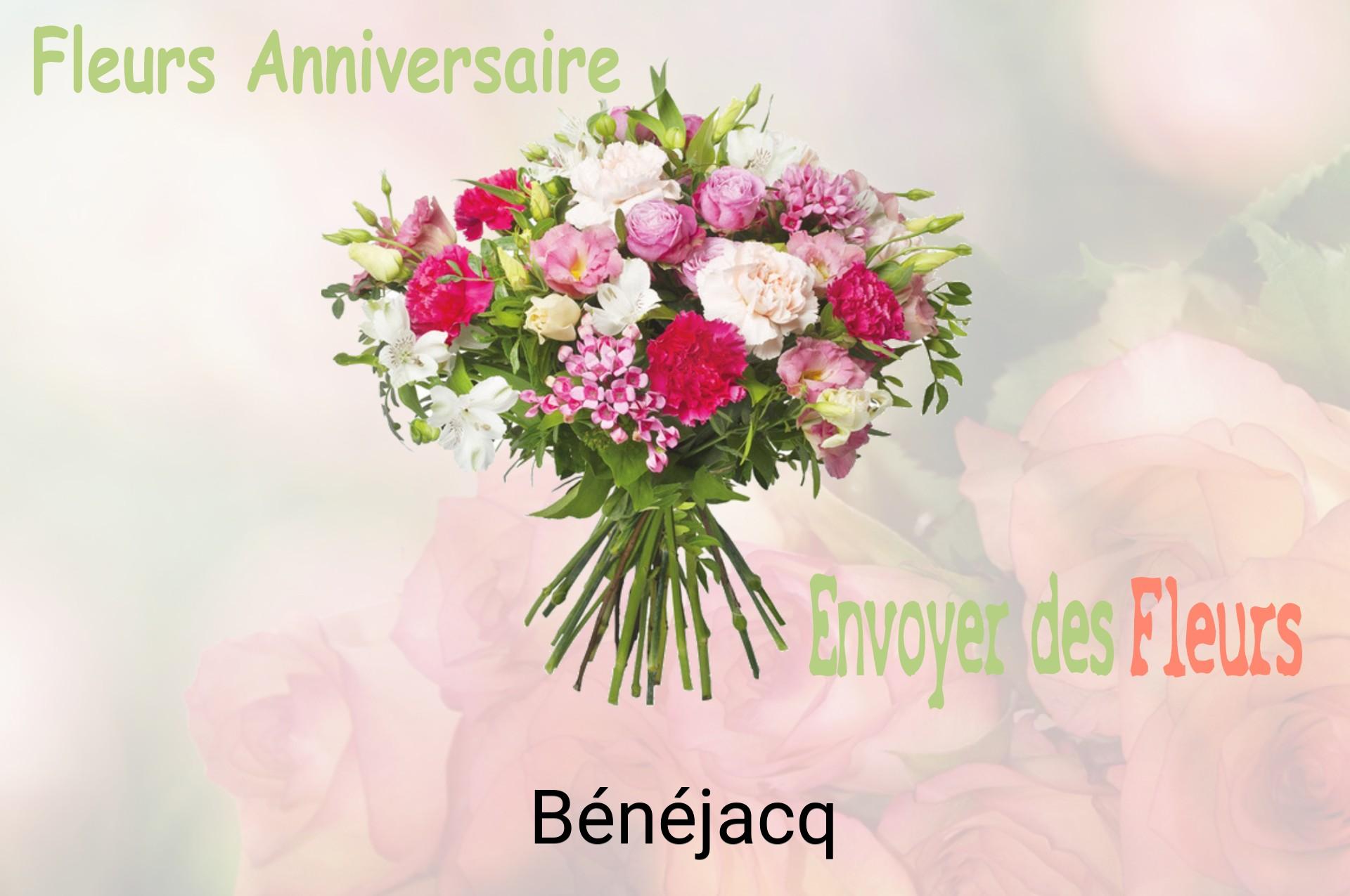 Bouquet de fleurs d’anniversaire livré à Bénéjacq
